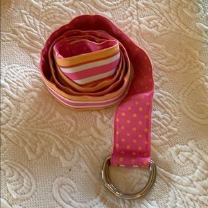 Belt, ribbon style reversible